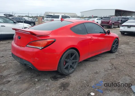 2010 Hyundai Genesis 3.8 Track from USA, damaged, VIN KMHHU6KHXAU023417